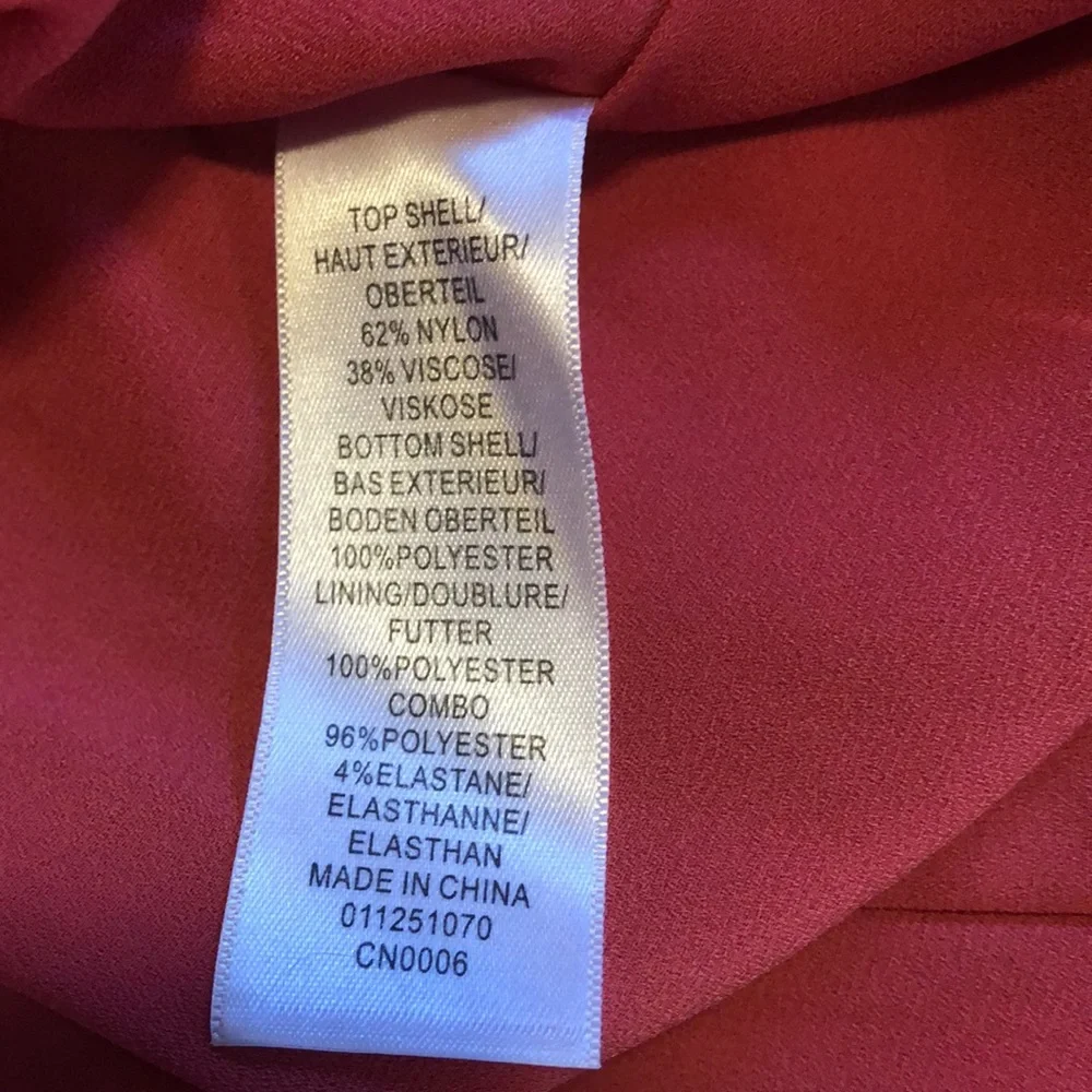 ADRIANNA PAPELL CHIFFON AND LACE MIDI DRESS - Picture 8 of 10